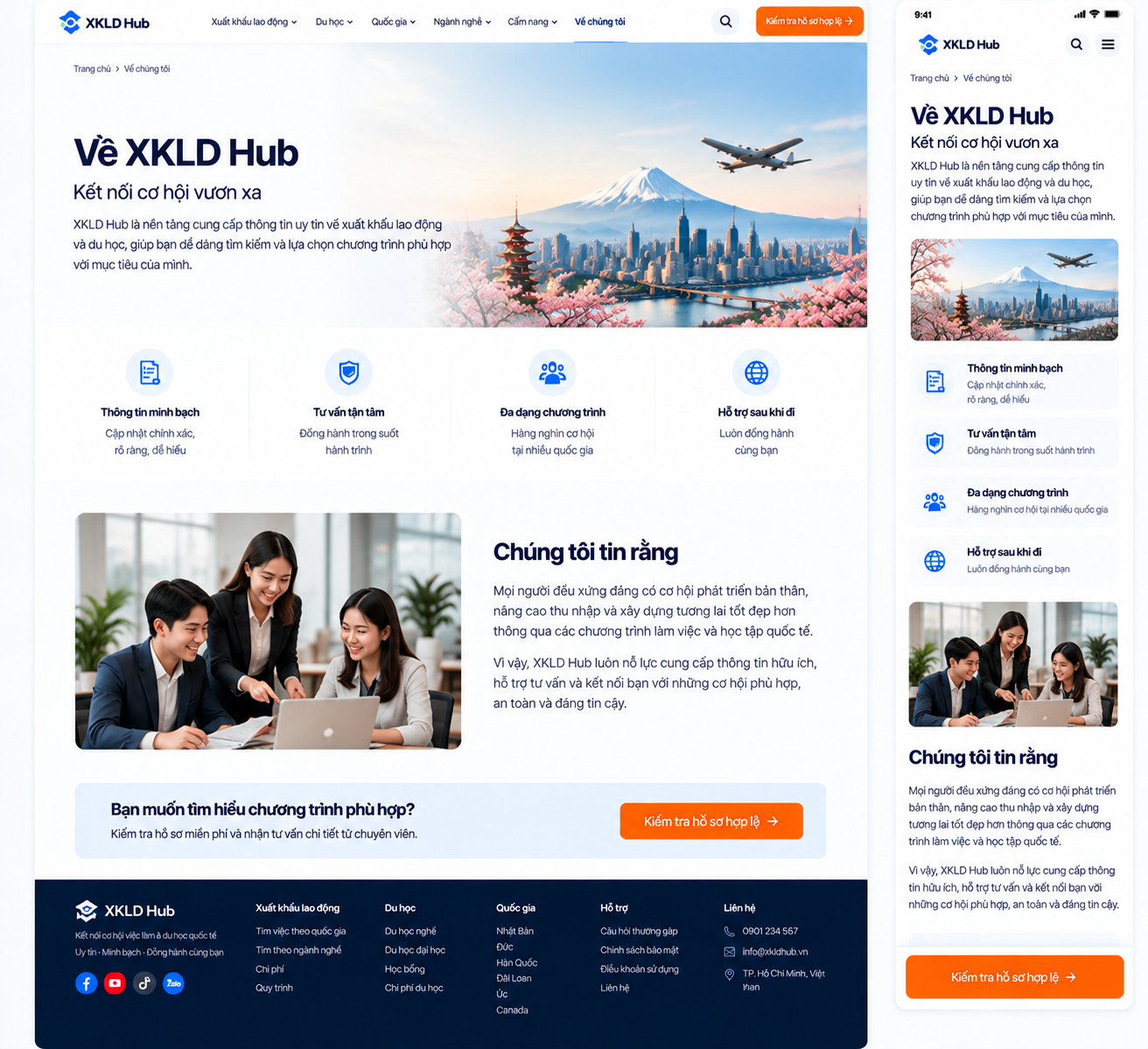 Cơ hội học tập và làm việc quốc tế